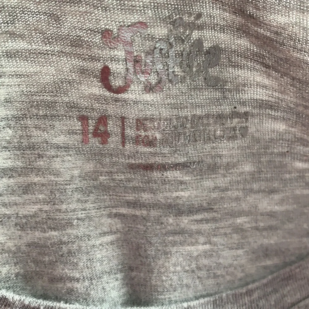 Justice Gymnastics Gray T-shirt Top 14 EUC